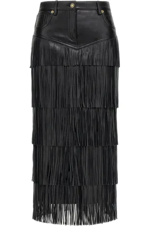 Roberto Cavalli Midirock mit Fransen