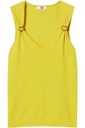 Twin-Set Tanktop mit Herzschnalle