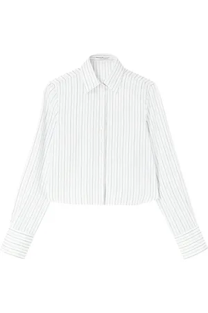 ERMANNO SCERVINO Cropped-Hemd mit Mikro-Streifen