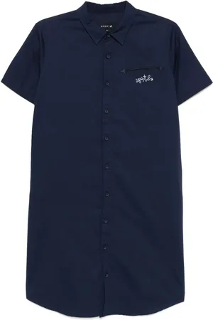 AGNÈS B. T-Shirt mit Logo-Stickerei