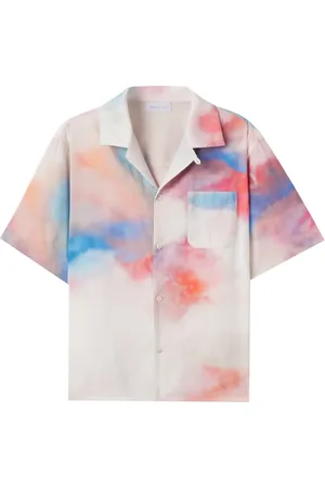 JOHN ELLIOTT Hemd mit Batikmuster