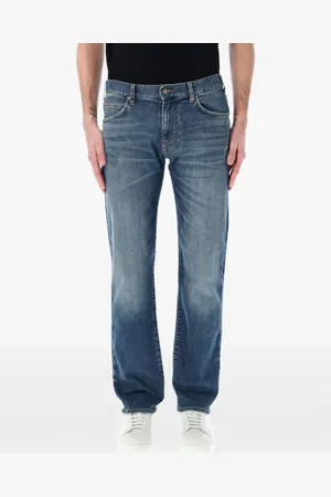 Emporio Armani Ausgeblichene Straight-Leg-Jeans