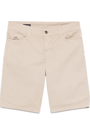 Emporio Armani Shorts mit Logo-Schild