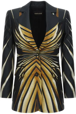 Roberto Cavalli Blazer mit Zebra-Print