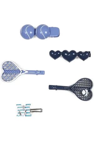 MONNALISA Haarspangen mit Tennis-Motiv (4er-Set)