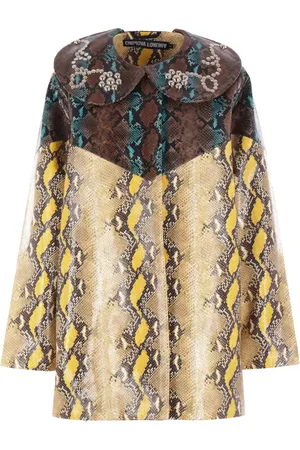Chopova Lowena Belle Oversized-Jacke mit Schlangen-Print