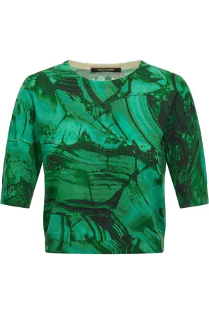 Roberto Cavalli T-Shirt mit abstraktem Print
