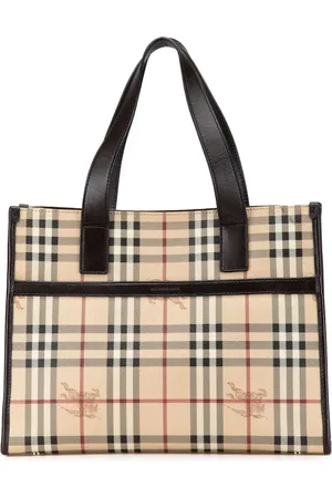 Burberry 2023-2024 Haymarket Check Tote Bag aus PVC
