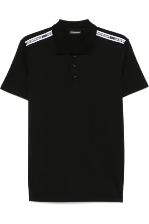 Emporio Armani Poloshirt mit Logo-Streifen