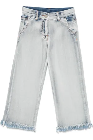 MONNALISA Jeans mit ausgefranstem Saum