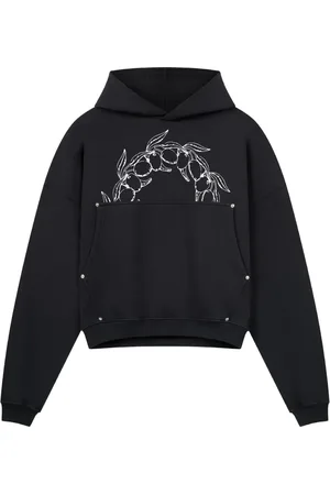 ROUGH. Hoodie mit grafischem Detail