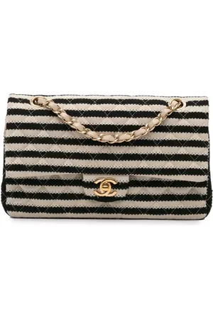 CHANEL 2014 mittelgroße Classic Coco Sailor Double Flap Schultertasche