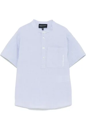 Emporio Armani Hemd mit Logo-Stickerei