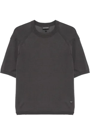 Emporio Armani Fein gestricktes T-Shirt