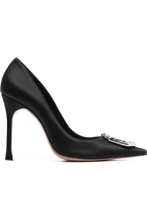 Amina Muaddi Pumps mit Kristallen