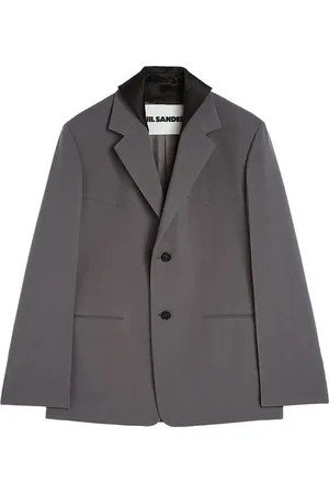 Jil Sander Klassische Jacke mit abnehmbarem Kragen