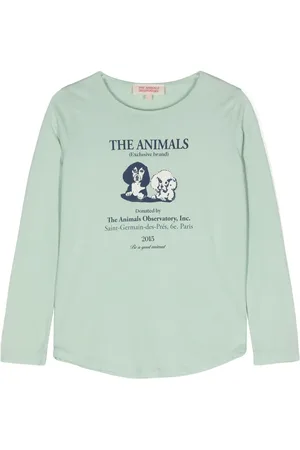 The Animals Observatory T-Shirt mit Logo-Print