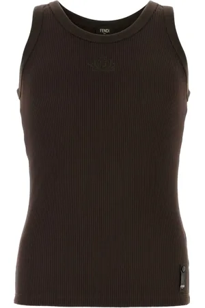 Fendi Geripptes Trägershirt