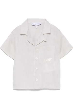 Emporio Armani Hemd mit Logo-Stickerei
