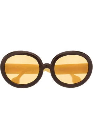 The Animals Observatory Runde Sonnenbrille mit Logo