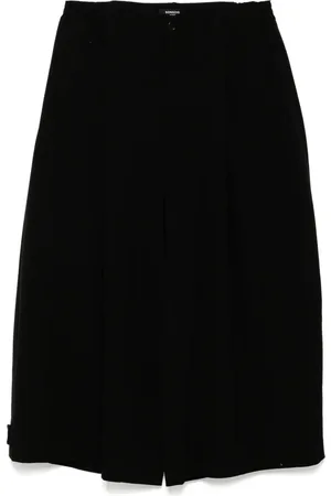 SONGZIO Strukturierte Cropped-Hose mit weitem Bein