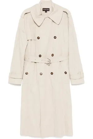 Michael Kors Inox Trenchcoat im Oversized-Look