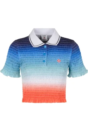 Casablanca Gesmoktes Poloshirt
