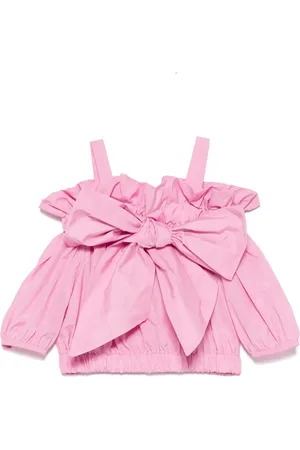 MISS GRANT Bluse mit Schleifenapplikation
