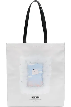 Moschino Cloud with Handle and Padlock Schultertasche