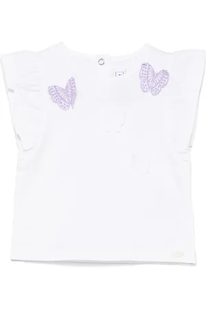 Tartine Et Chocolat T-Shirt mit Schmetterling-Applikation