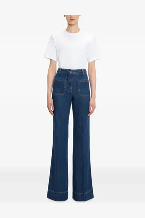 Victoria Beckham Alina Straight-Leg-Jeans