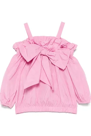 MISS GRANT Bluse mit Schleifenapplikation