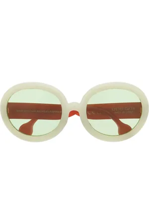 The Animals Observatory Runde Sonnenbrille mit Logo