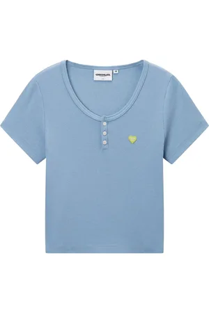 Chocoolate Fein gestricktes T-Shirt