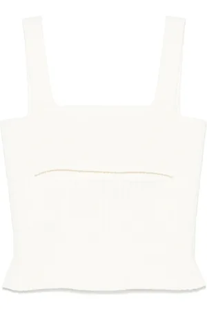 NUDE Geripptes Tanktop