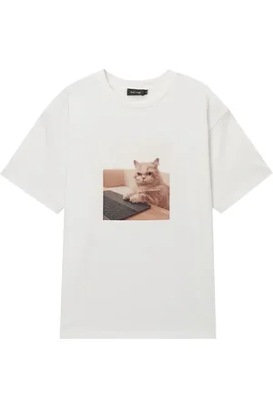 tout a coup T-Shirt mit grafischem Stempel