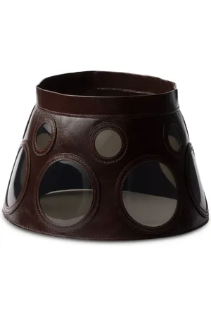 Prada Sonnenblende aus Leder