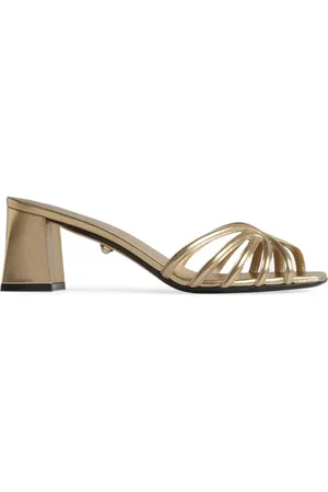 Alevì Mules im Metallic-Look