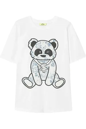 Twin-Set T-Shirt mit Bärenmotiv
