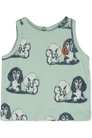 The Animals Observatory Hyena Tanktop mit Hunde-Print