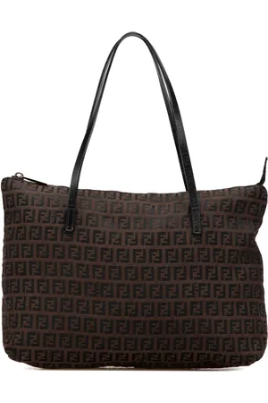 Fendi 2000-2010 kleine Zucchino Canvas Tote Bag