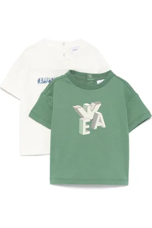 Emporio Armani Set aus zwei T-Shirts mit Logo-Print
