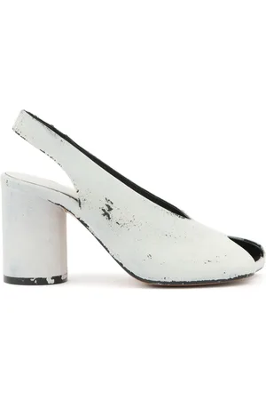 Maison Margiela Slingback-Sandalen mit Malerei-Print