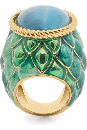 Roberto Cavalli Ring mit Wellensaum