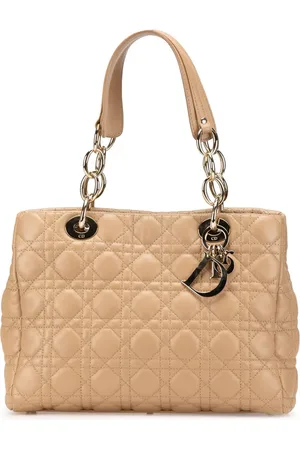 Dior 2011 mittelgroße Cannage Lady Dior Soft Tote Bag aus Lammleder
