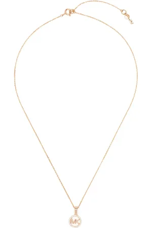 Michael Kors Pavé Halskette mit Logo-Anhänger