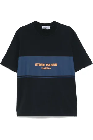 Stone Island T-Shirt mit Logo-Print