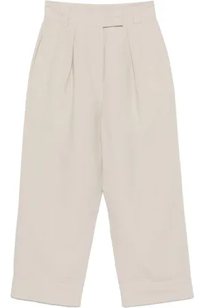 MARGARET HOWELL Cropped-Hose mit Bundfalten