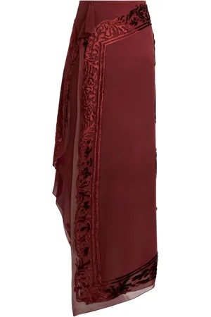Etro Semi-transparenter Midirock