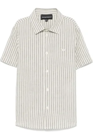 Emporio Armani Hemd mit Logo-Stickerei